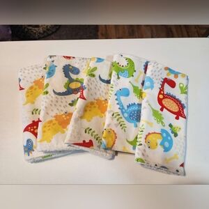 Dino Baby Burp Cloth